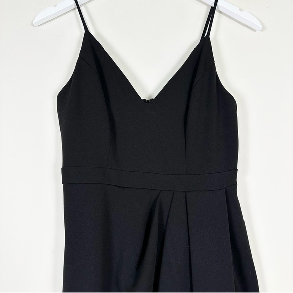 BHLDN Lyra V-Neck Faux-Wrap Stretch Crepe Midi Dress - Picture 5 of 15